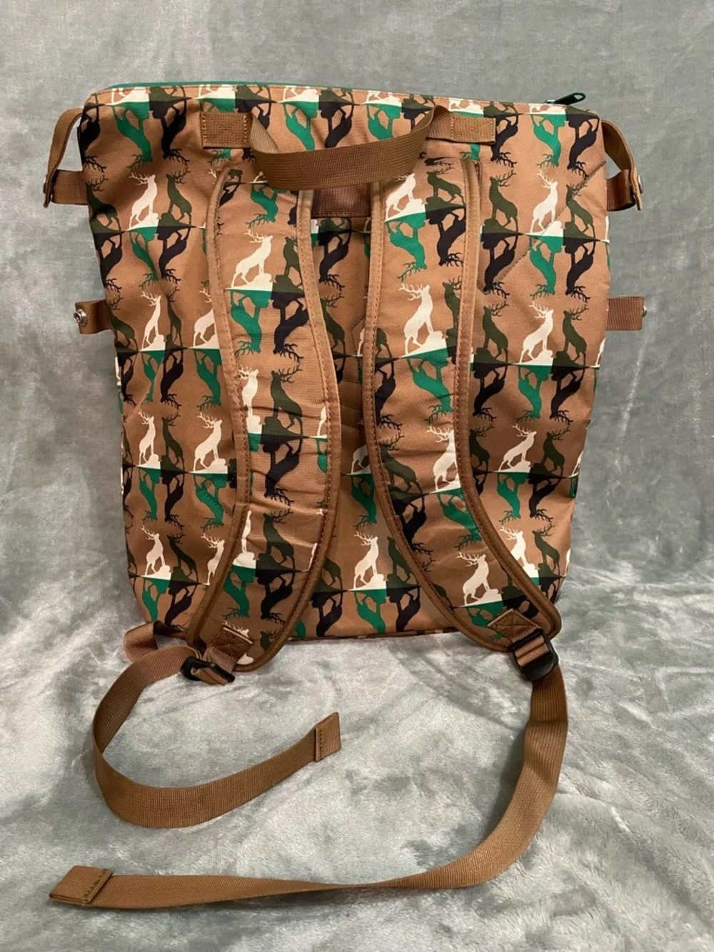 KAVU True Outdoor Wear Canvas Rucksack Backpack Wild Buck Deer Camo